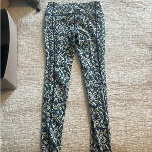 Victoria's Secret Knockout Legging - Blue-Green Print